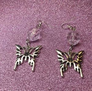 Cute Butterfly Dangling Earrings